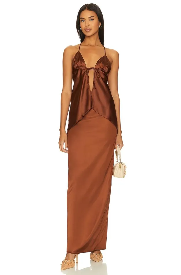 Ivy Top Chocolate Brown Women Lovers and Friends Tops