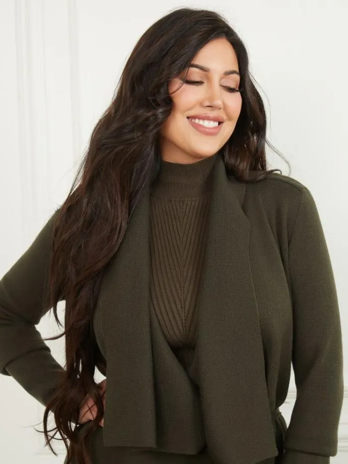 Jackets Women Marciano Monica Sweater 344 Olive Branch Jackets Women Marciano Monica Sweater 344 Olive Branch