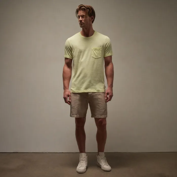 James Perse TShirts Lightweight Jersey Pocket Tee Oz Pigment 8211 Men