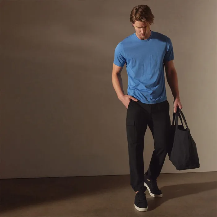 James Perse TShirts Luxe Lotus Jersey Tee Spectrum Blue 8211 Men