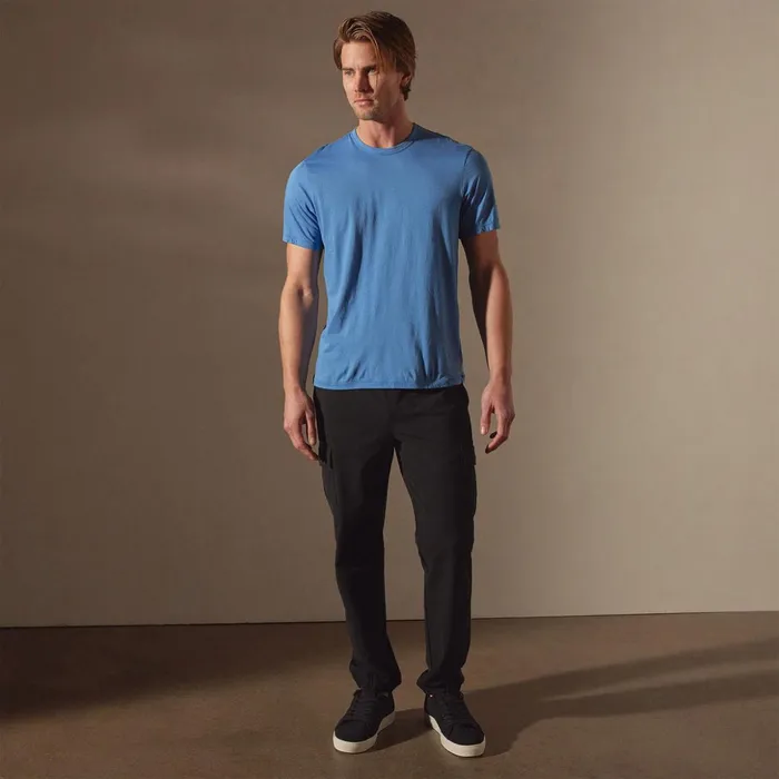 James Perse TShirts Luxe Lotus Jersey Tee Spectrum Blue 8211 Men