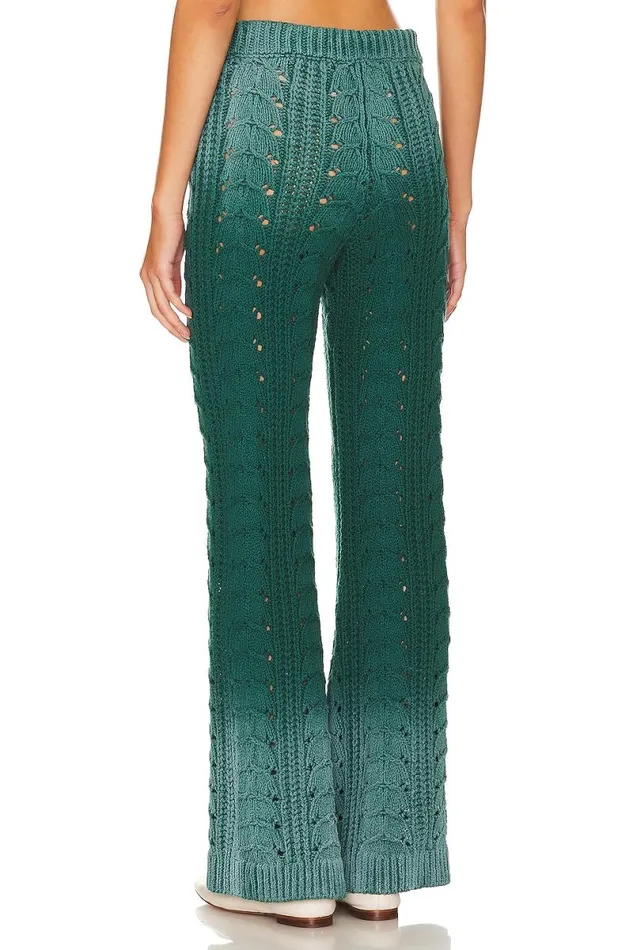 Jelissa Ombre Knit Pant Green Ombre Women Lovers and Friends Pants
