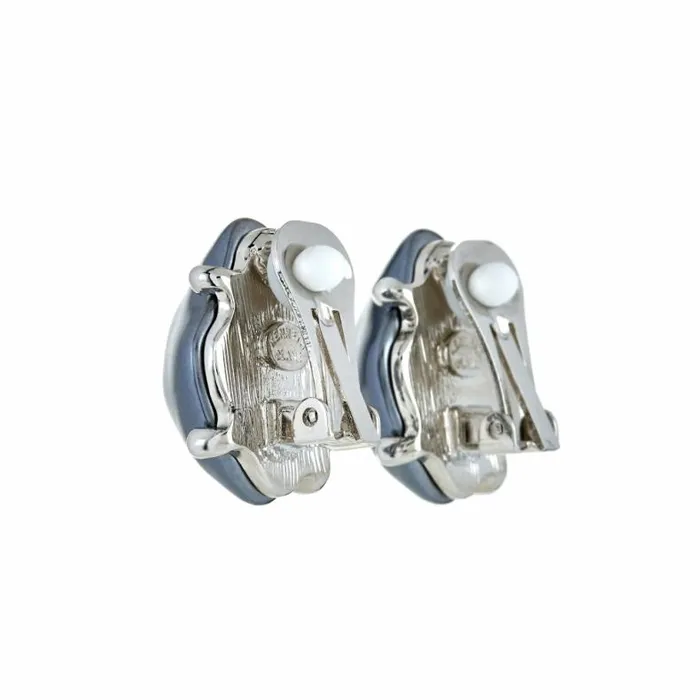 Kenneth Jay Lane Pearl Earrings Women Baroque Pearl Clip Earrings