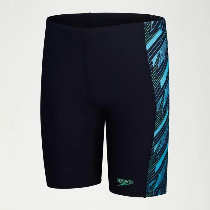 Kids Boy039s Swimwear Speedo Boys HyperBoom Panel Jammer BluePurple