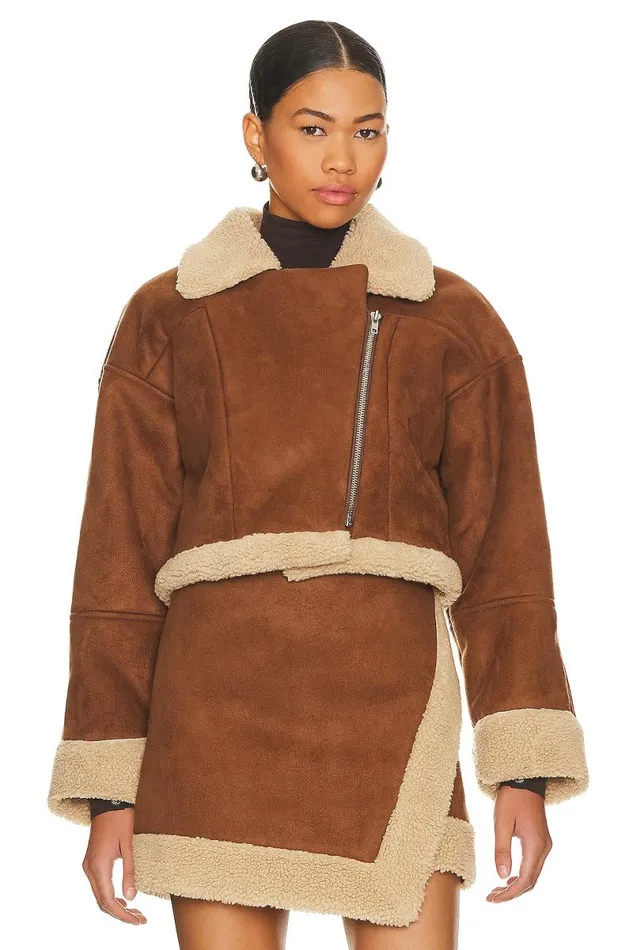 Lea Jacket Tan Women Lovers and Friends Jackets and Coats