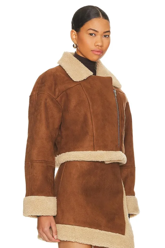Lea Jacket Tan Women Lovers and Friends Jackets and Coats