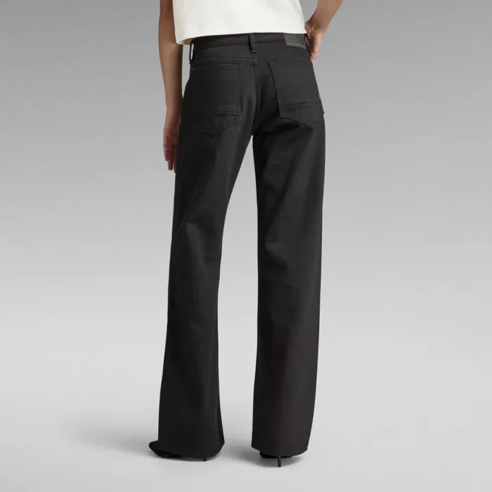 Loose Women GStar RAW Judee Low Waist Loose Jeans Pitch Black