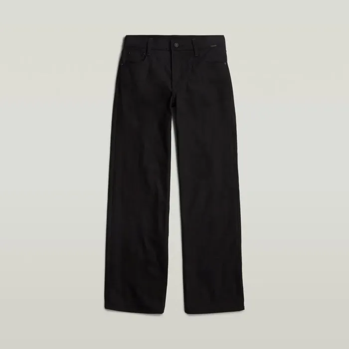 Loose Women GStar RAW Judee Low Waist Loose Jeans Pitch Black