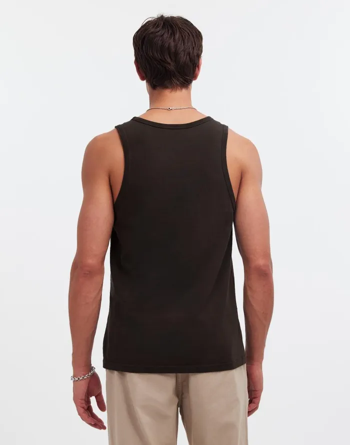 Madewell Allday Tank Black Coal Men Tees