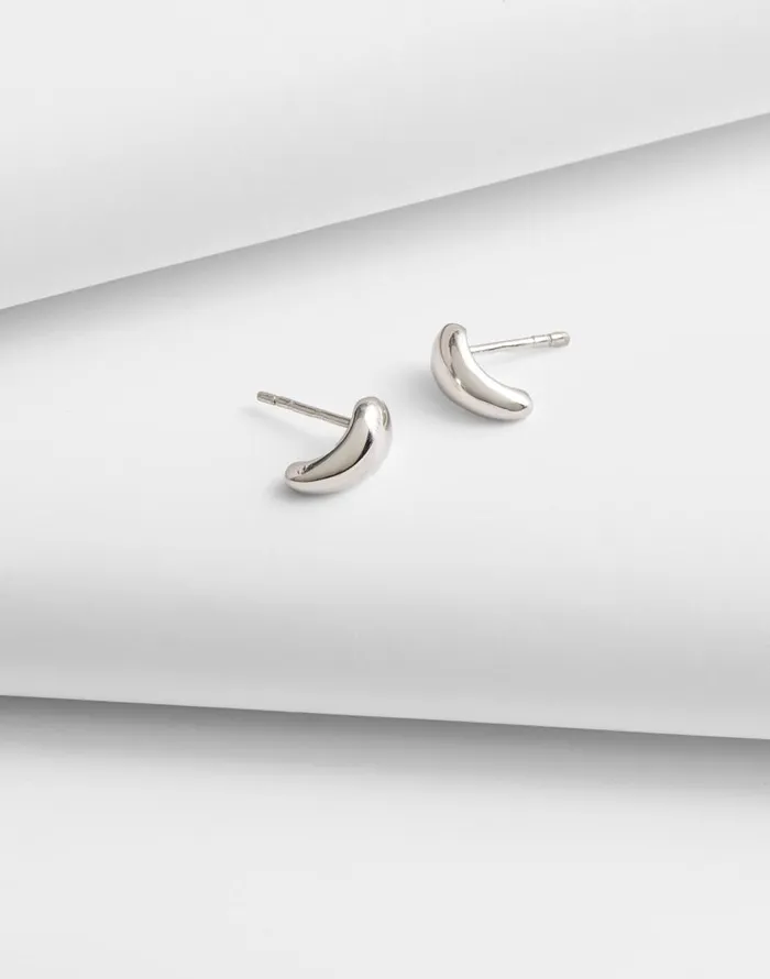 Madewell DemiFine Chunky Bubble Mini Stud Earring Sterling Silver Women Jewelry