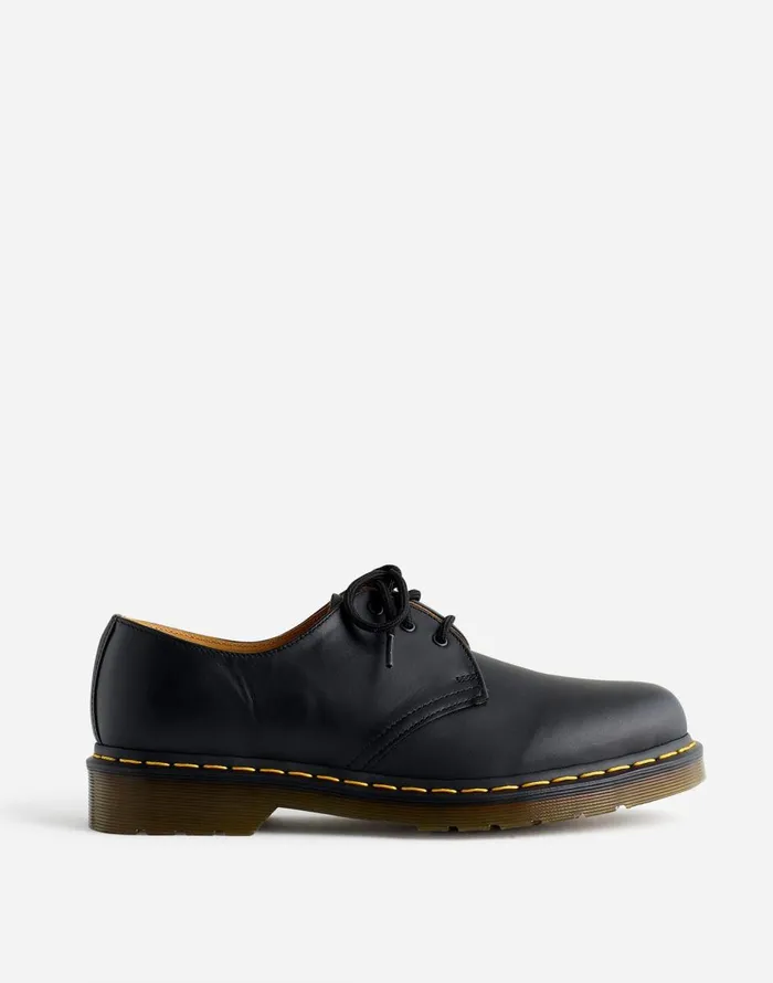 Madewell Dr Martens 1461 Oxfords In Leather Black Nappa Men Dress Shoes and Loafers
