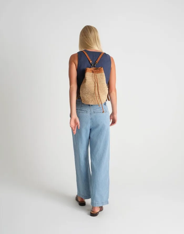 Madewell MINGA Crocheted Transito Backpack Natural Women Bags