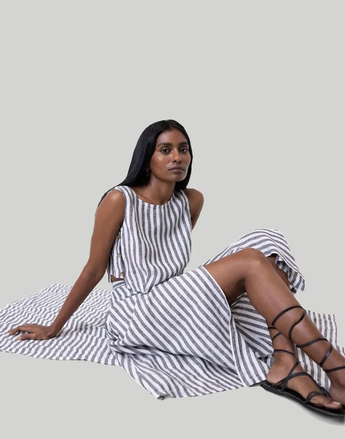 Madewell Reistor Boxy Crop Top White Women Tops and Shirts