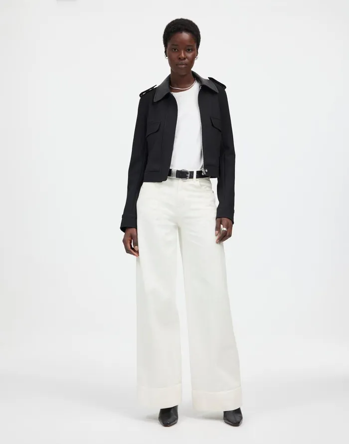 Madewell SuperwideLeg Jeans True White Women Jeans