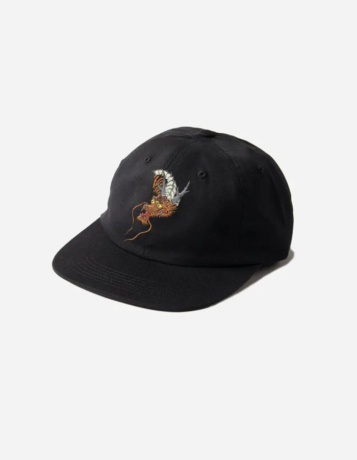 Maharishi Hats 1548 Tiger Dragon 6 Panel Cap Black 8211 Men