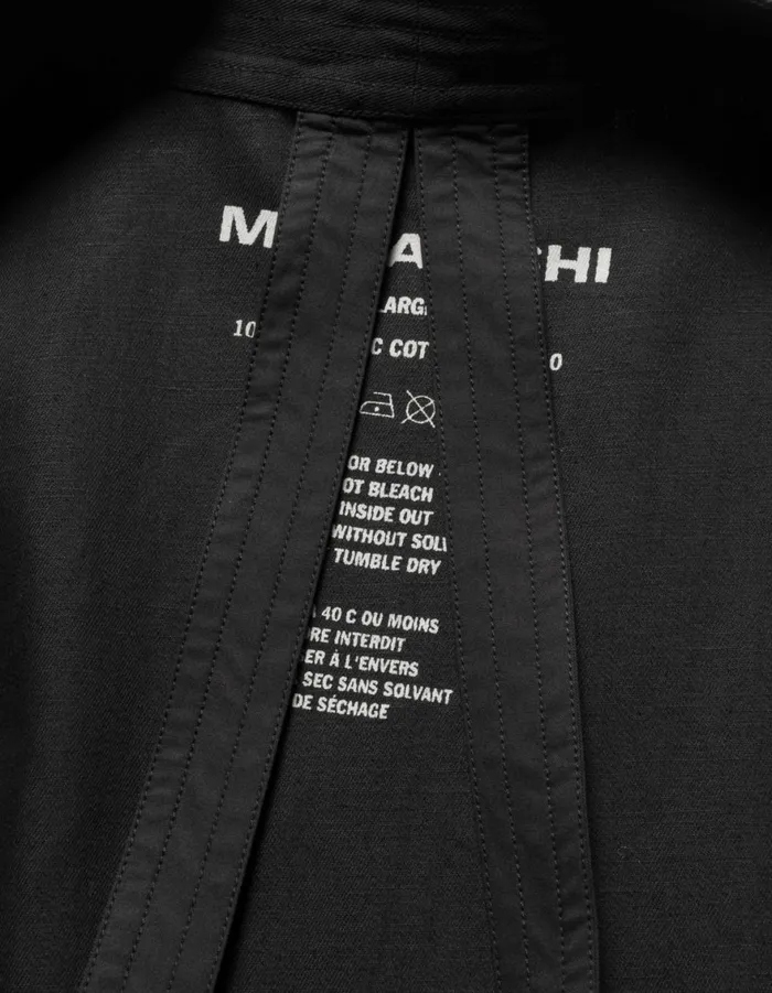 Maharishi Kimonos 6028 Hemp Cargo Hanten Jacket Black 8211 Men