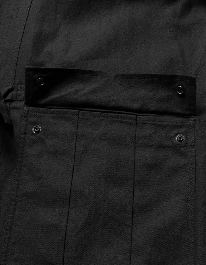 Maharishi Kimonos 6028 Hemp Cargo Hanten Jacket Black 8211 Men