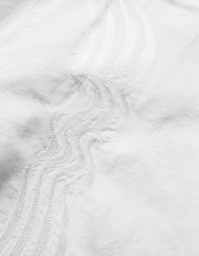 Maharishi Long Sleeve Shirts 6053 Maharishi Kurta Shirt White 8211 Men