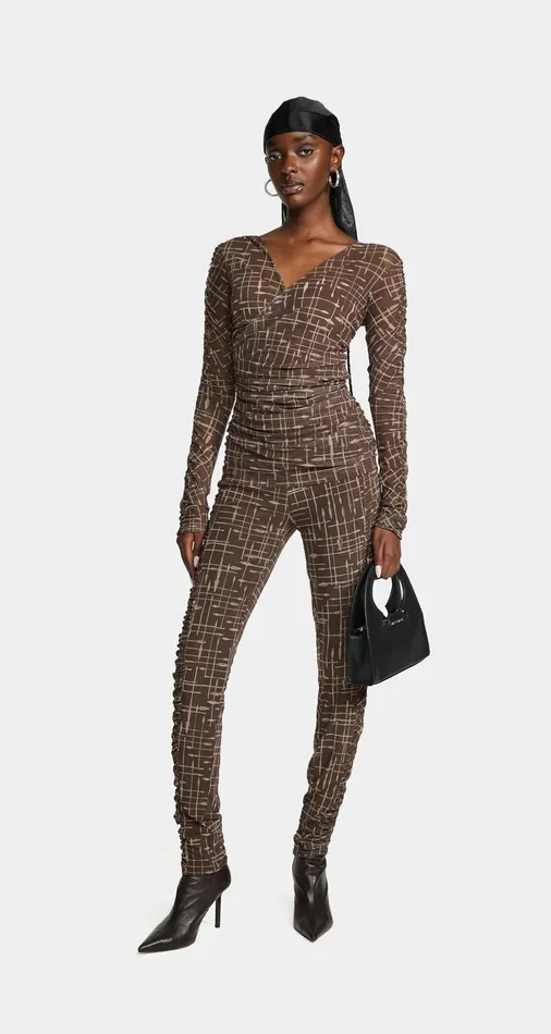Martini Brown Rania Leggings Women Daily Paper Trousers
