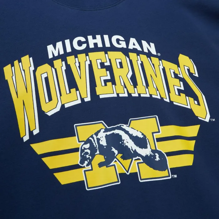 Men039s Hoodies and Sweatshirts Mitchell and Ness All Over Crew 30 University Of Michigan Men039s Hoodies and Sweatshirts Mitchell and Ness All Over Crew 30 University Of Michigan