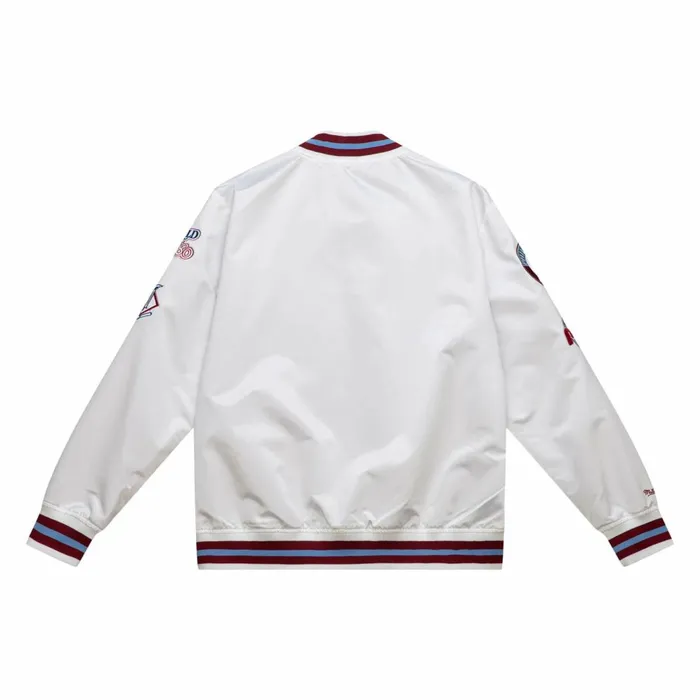 Men039s Jackets and Outerwear Mitchell and Ness City Collection Lightweight Satin Jacket Philadelphia Phillies
