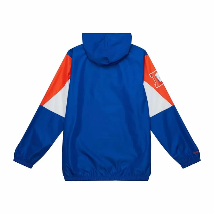 Men039s Jackets and Outerwear Mitchell and Ness Throw It Back Full Zip Windbreaker Denver Broncos
