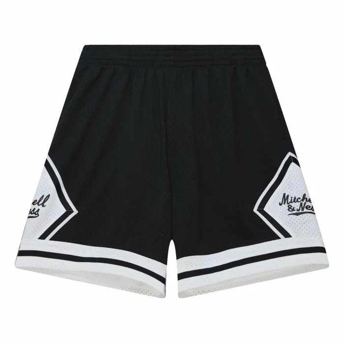 Men039s MandN Brand Mitchell and Ness Mitchell and Ness Diamond Script Shorts