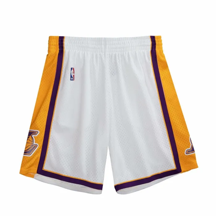 Men039s NBA Swingman Mitchell and Ness Swingman Los Angeles Lakers 200910 Shorts