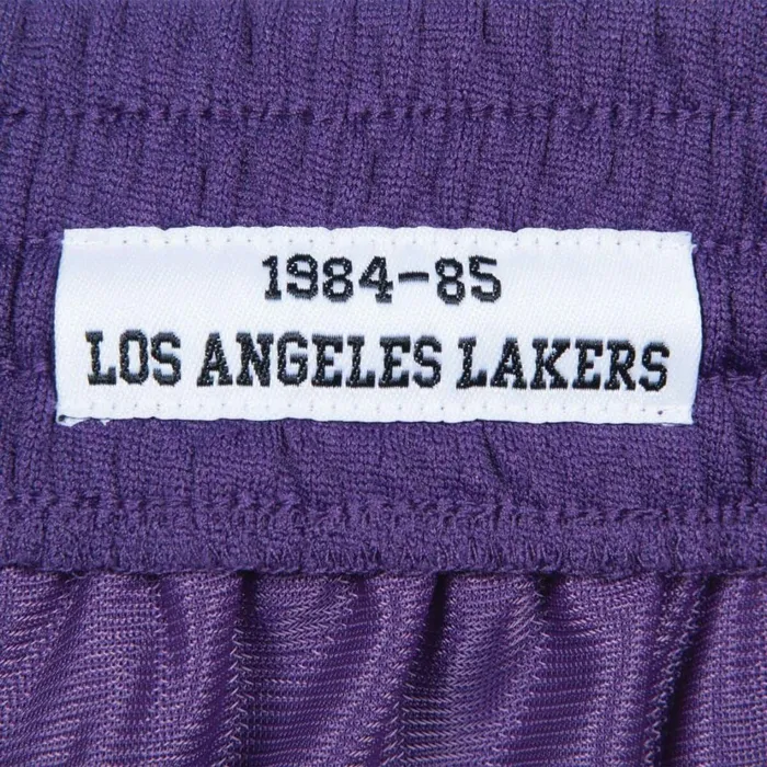 Men039s NBA Swingman Mitchell and Ness Swingman Shorts Los Angeles Lakers Road 198485 Men039s NBA Swingman Mitchell and Ness Swingman Shorts Los Angeles Lakers Road 198485