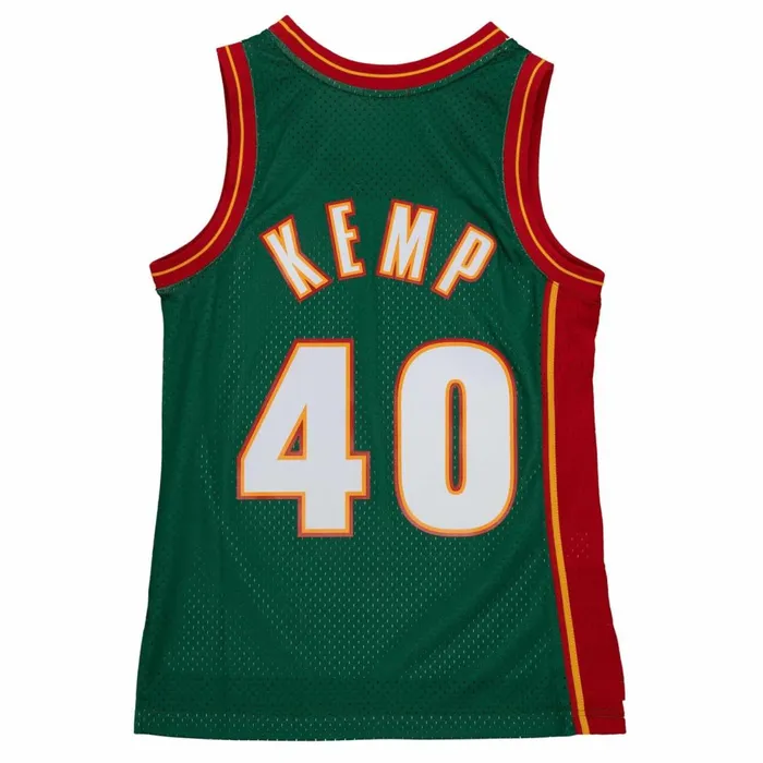 Men039s NBA Swingman Mitchell and Ness Women039s Swingman Shawn Kemp Seattle Supersonics 1995 Jersey Men039s NBA Swingman Mitchell and Ness Women039s Swingman Shawn Kemp Seattle Supersonics 1995 Jersey