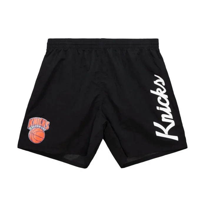 Men039s Shorts Mitchell and Ness Team Essentials Nylon Shorts New York Knicks
