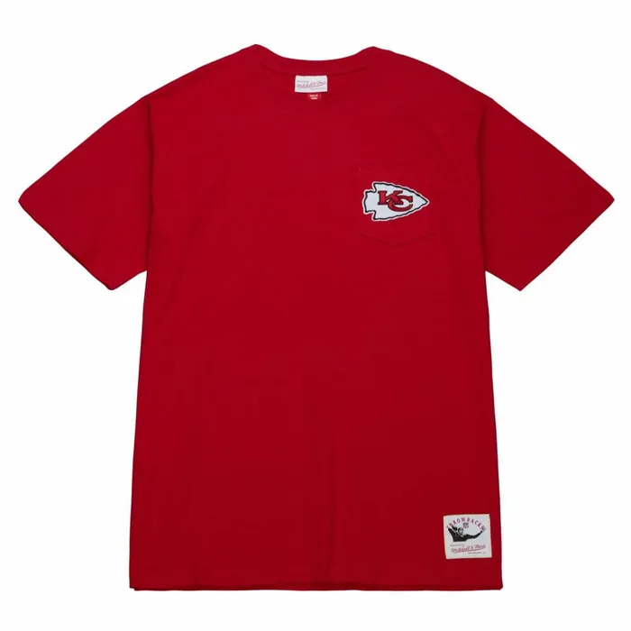 Men039s TShirts and Tops Mitchell and Ness Premium Pocket Tee Kansas City Chiefs