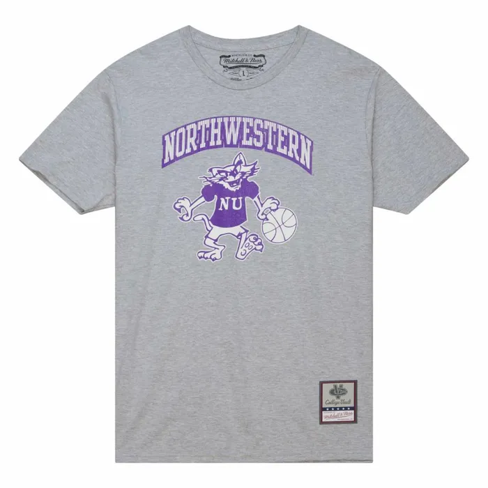 Men039s TShirts and Tops Mitchell and Ness Vintage Arch Tee Northwestern University