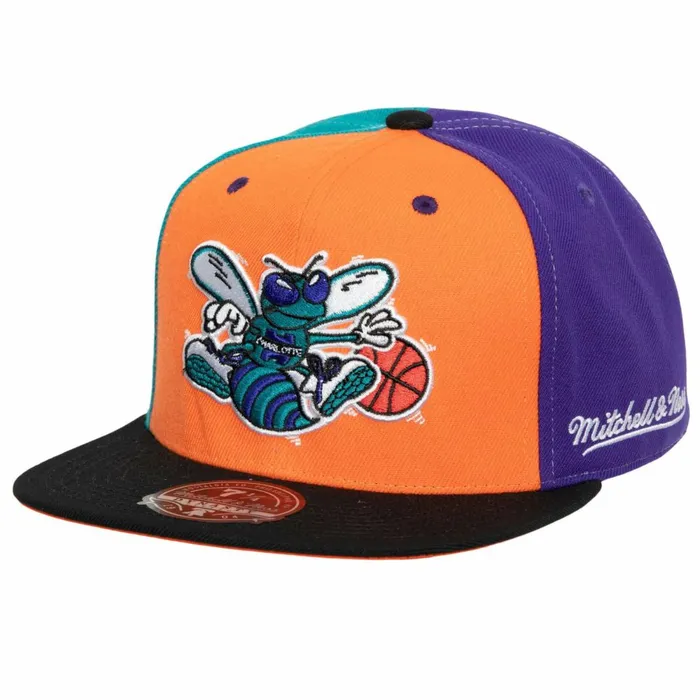 Men039sWomen039s Fitted 163 Styles Mitchell and Ness Tri Cycle Fitted Hat Charlotte Hornets Men039sWomen039s Fitted 163 Styles Mitchell and Ness Tri Cycle Fitted Hat Charlotte Hornets