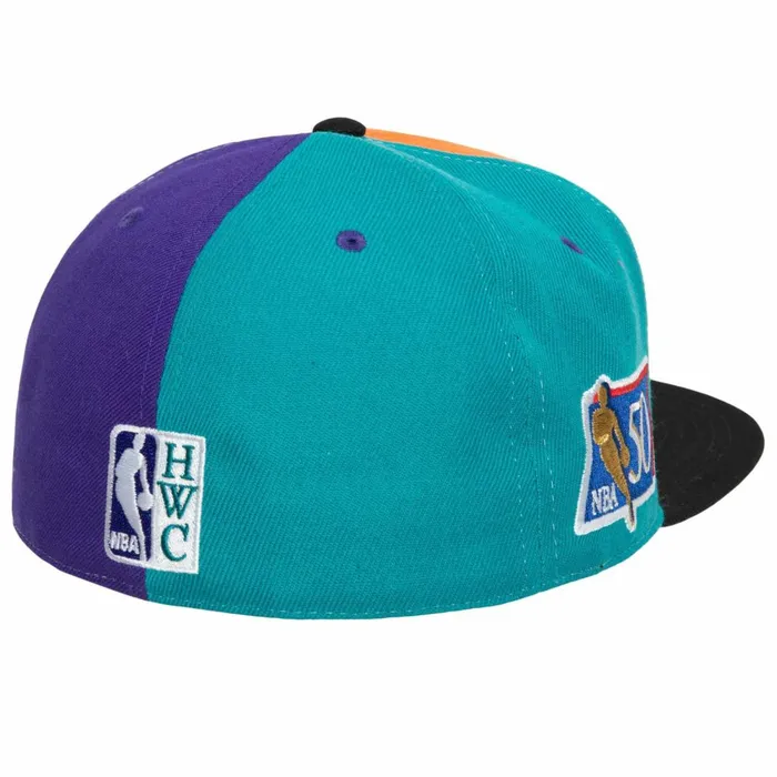 Men039sWomen039s Fitted 163 Styles Mitchell and Ness Tri Cycle Fitted Hat Charlotte Hornets Men039sWomen039s Fitted 163 Styles Mitchell and Ness Tri Cycle Fitted Hat Charlotte Hornets