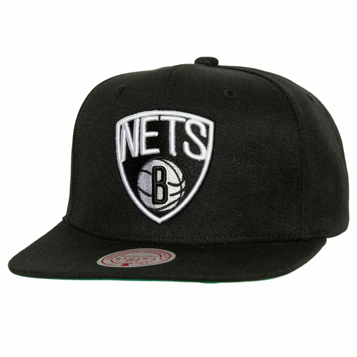Men039sWomen039s Snapback 1921 Styles Mitchell and Ness Side Jam Snapback Brooklyn Nets