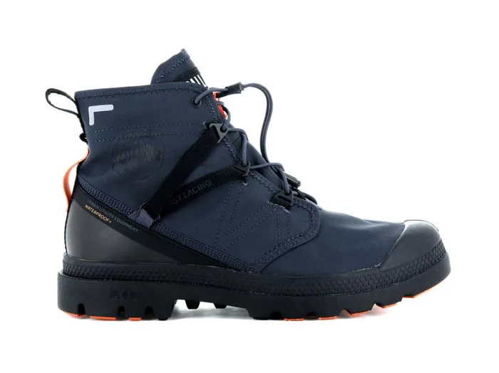 Men Boots PALLADIUM PAMPA TRAVEL LITE WATERPROOF Mood Indigo
