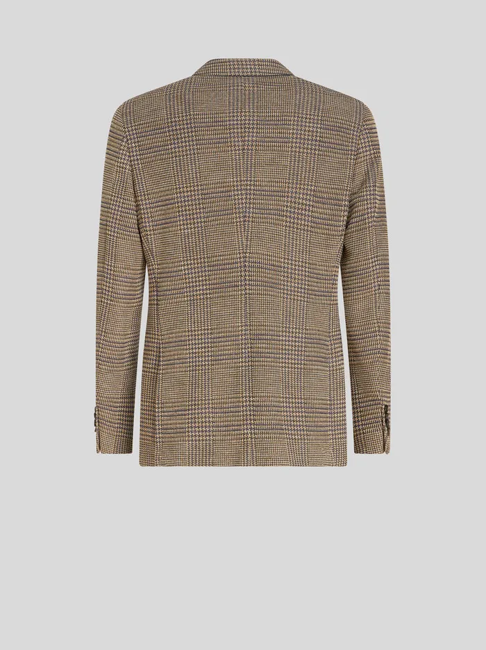 Men Check Jersey Jacket Etro Jackets