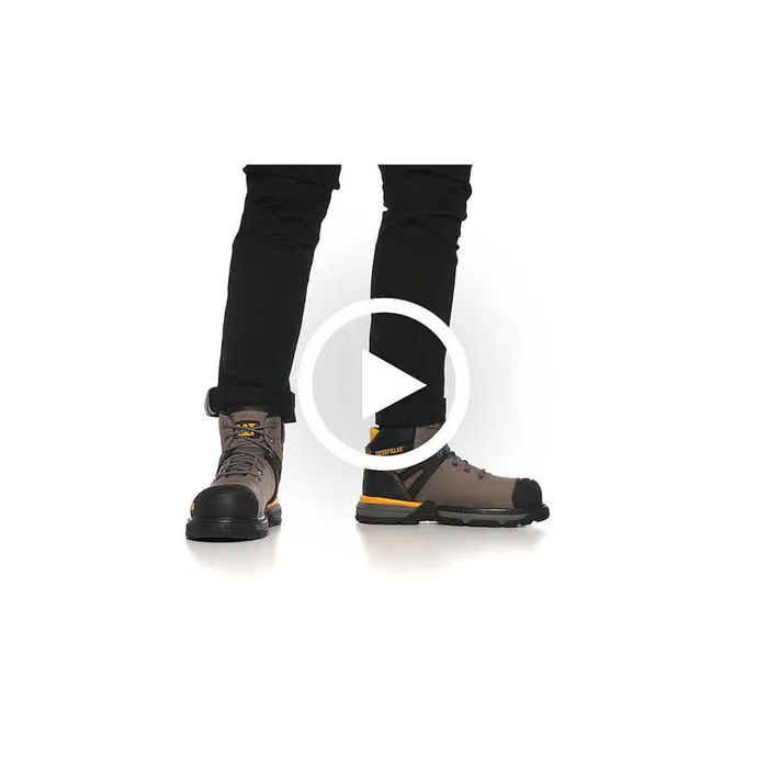 Men Excavator Superlite Waterproof Carbon Composite Toe Work Boot Cat Footwear Boots