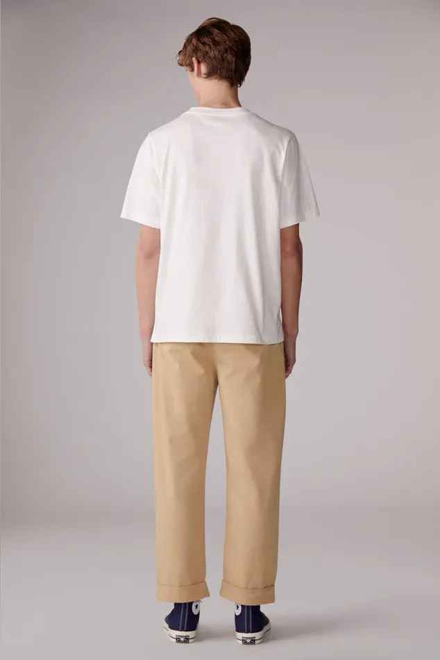 Men Fiorucci TShirts and Tops Cocktail Squiggle Logo TShirt White Men Fiorucci TShirts and Tops Cocktail Squiggle Logo TShirt White