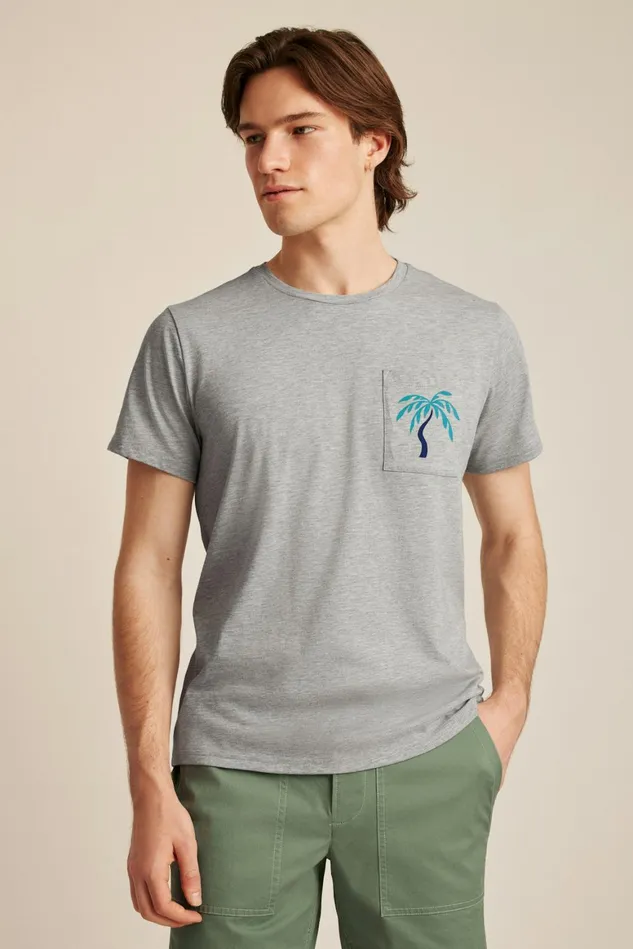 Men Graphic Tee Beach Glass Palm Party Bonobos Short Sleeve Tees