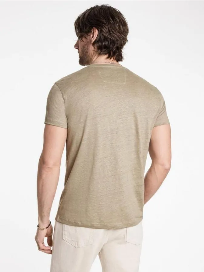 Men Graphic Tees John Varvatos BARBED WIRE PEACE TEE Canvas