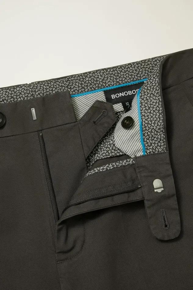 Men Italian Stretch Chino Shorts Asphalt Grey Bonobos Chino Shorts