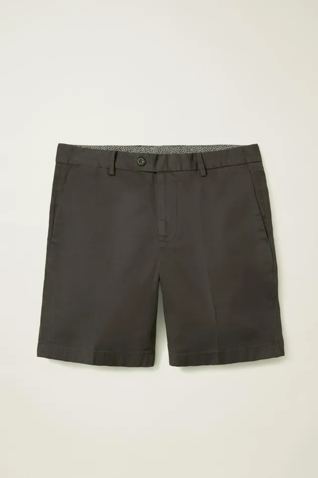 Men Italian Stretch Chino Shorts Asphalt Grey Bonobos Chino Shorts