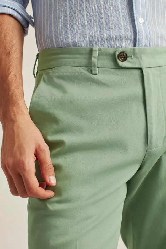 Men Italian Stretch Chinos Dusty Sage Bonobos Chinos