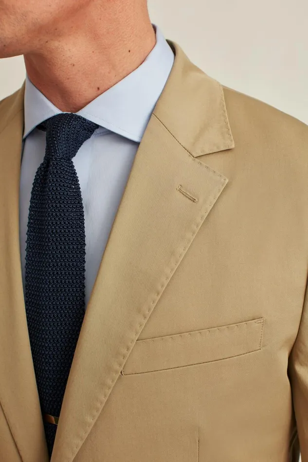 Men Jetsetter Italian Cotton Blazer Pale Oak Bonobos Blazers and Sport Coats