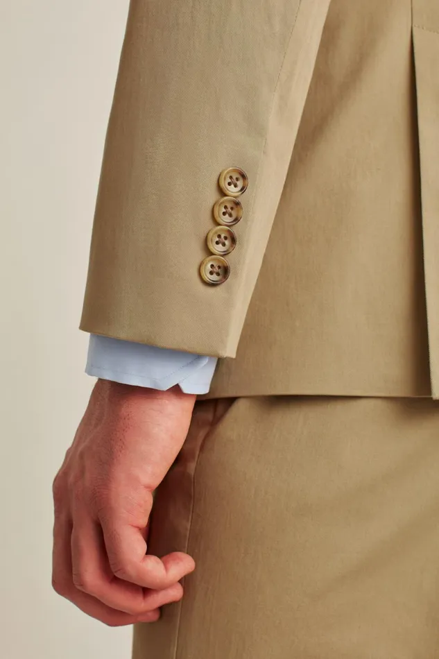 Men Jetsetter Italian Cotton Blazer Pale Oak Bonobos Blazers and Sport Coats
