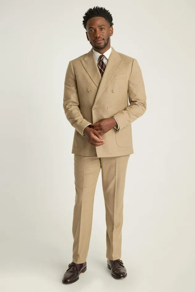 Men Jetsetter Italian Flannel Double Breasted Blazer Sand Bonobos Blazers and Sport Coats Men Jetsetter Italian Flannel Double Breasted Blazer Sand Bonobos Blazers and Sport Coats