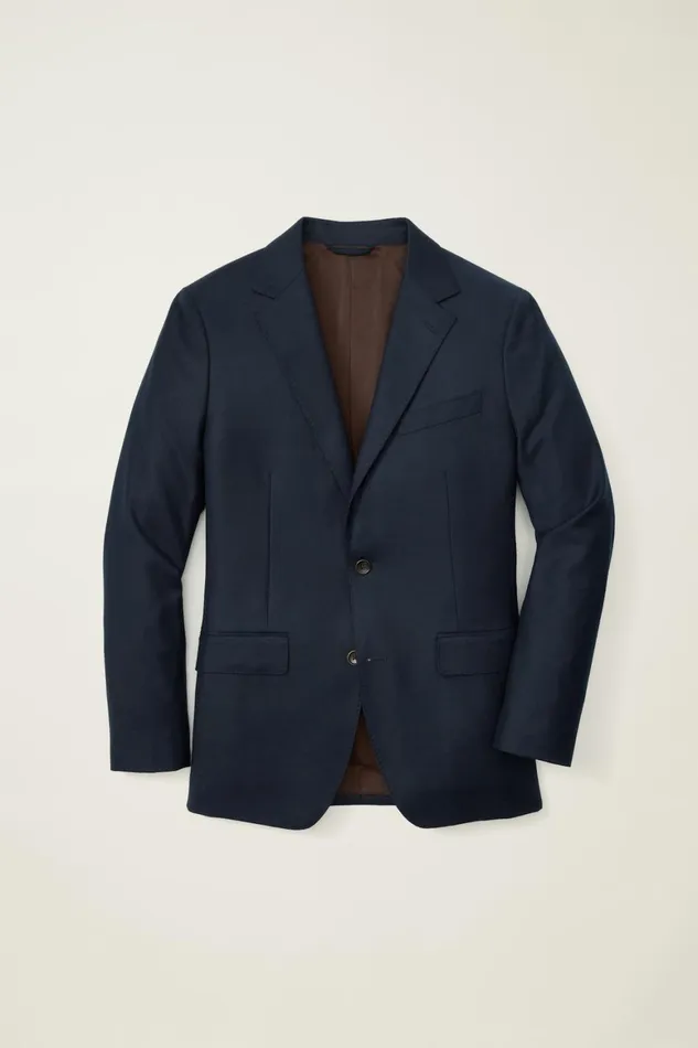 Men Jetsetter Italian Flannel Suit Dark Navy Blue Bonobos Suits