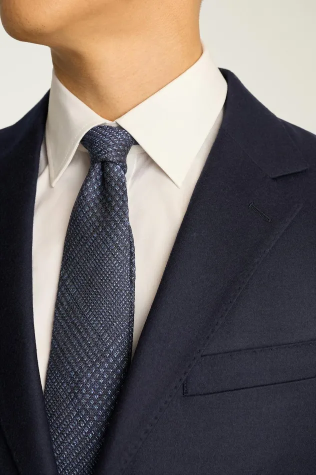 Men Jetsetter Italian Flannel Suit Dark Navy Blue Bonobos Suits